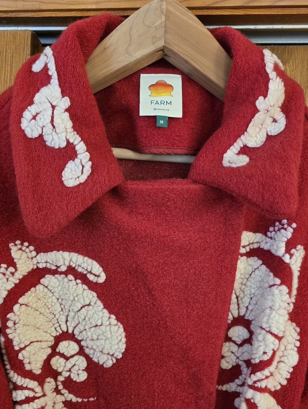 FARM Rio Red Embroidered (Helen) Coat - Picture 3 of 10